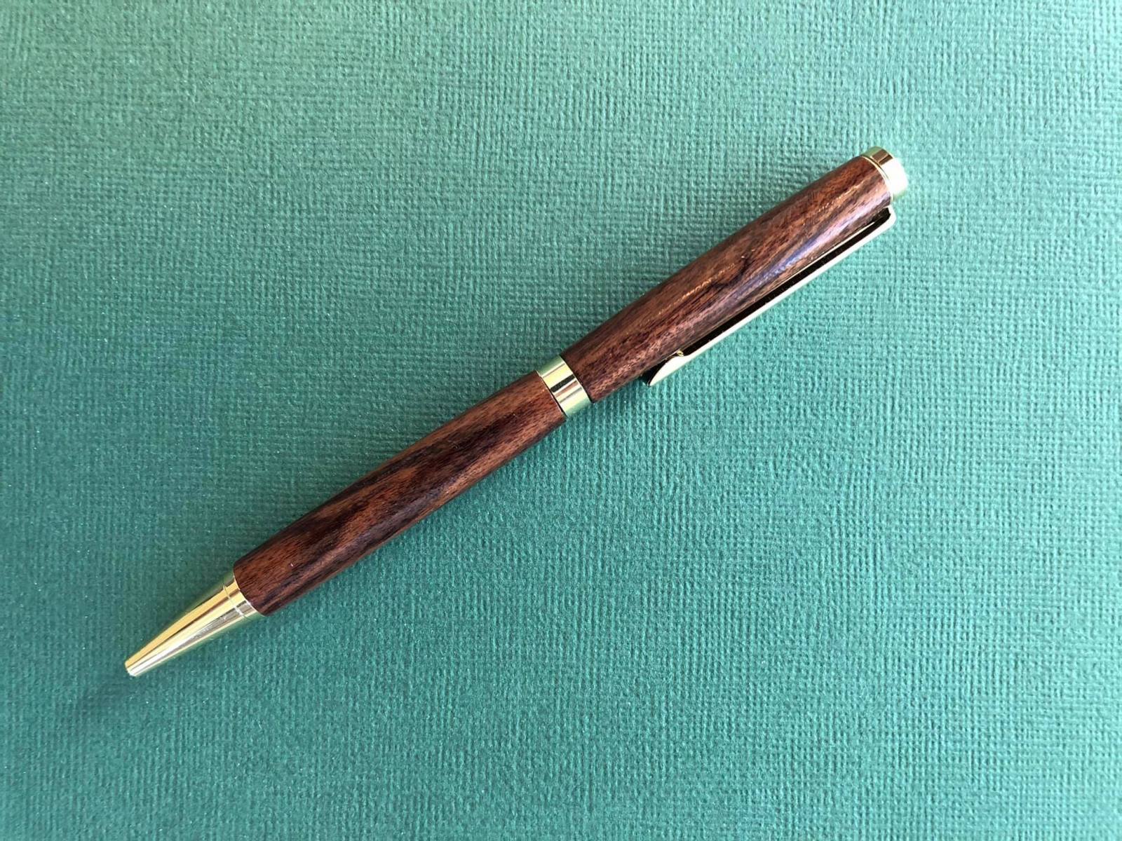 Wood Turned Pen Handcrafted Wood Pen Ballpoint Pen Twist Pen Slim